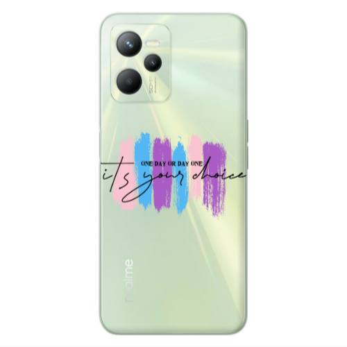 Realme C35 One Day Or Day One Transparent Silicone TPU Θήκη