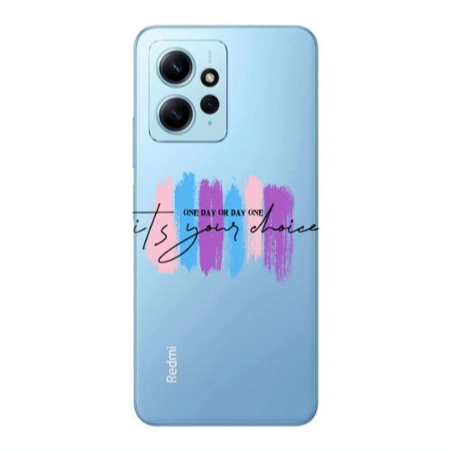 Xiaomi Redmi Note 12 4G One Day Or Day One Transparent Silicone TPU Θήκη