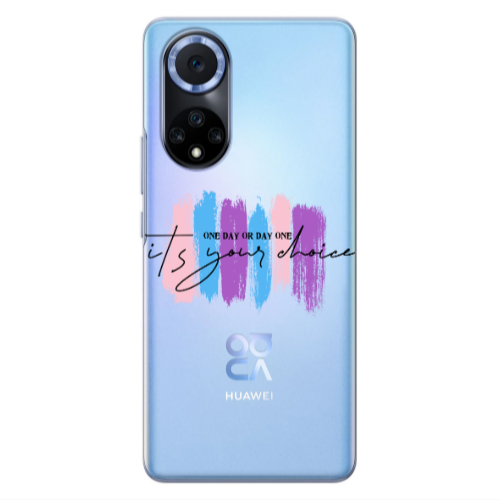 Huawei Nova 9 One Day Or Day One Transparent Silicone TPU Θήκη