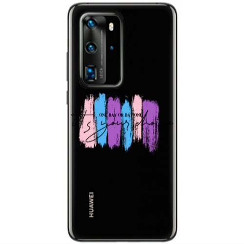 Huawei P40 Pro One Day Or Day One Transparent Silicone TPU Θήκη