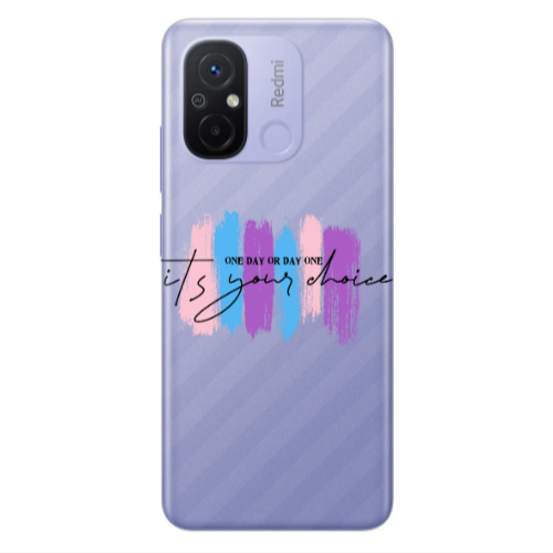 Xiaomi Redmi 12C One Day Or Day One Transparent Silicone TPU Θήκη