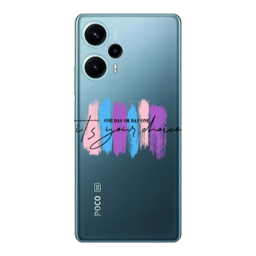 Xiaomi Poco F5 One Day Or Day One Transparent Silicone TPU Θήκη