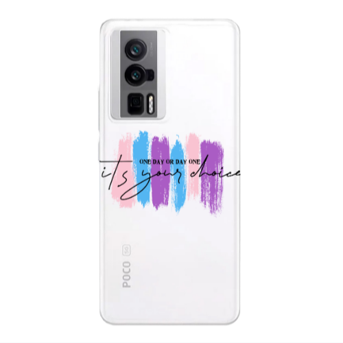 Xiaomi Poco F5 Pro One Day Or Day One Transparent Silicone TPU Θήκη