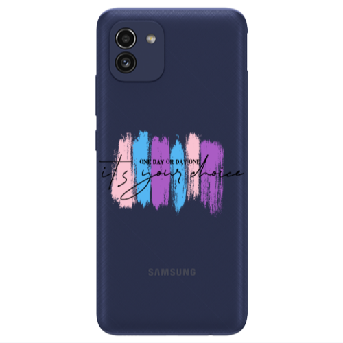 Samsung A03 One Day Or Day One Transparent Silicone TPU Θήκη