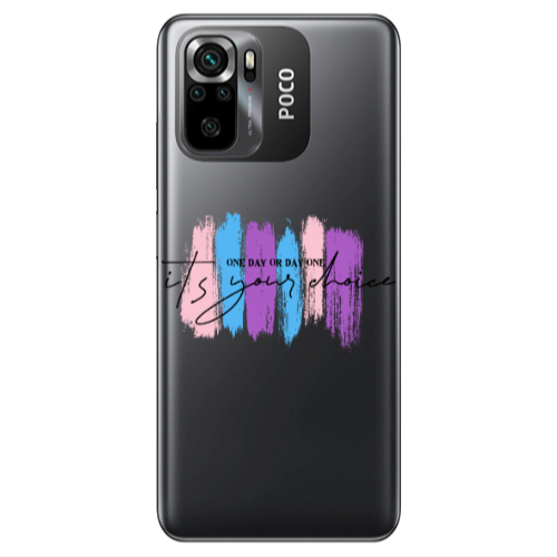 Xiaomi Poco M5 s One Day Or Day One Transparent Silicone TPU Θήκη