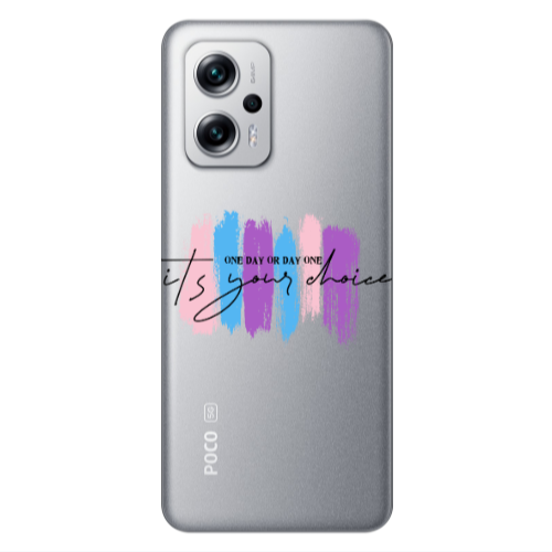 Xiaomi Poco X4 GT One Day Or Day One Transparent Silicone TPU Θήκη