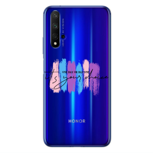 Huawei Nova 5 T One Day Or Day One Transparent Silicone TPU Θήκη
