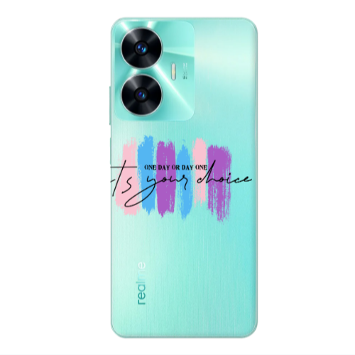 Realme C55 One Day Or Day One Transparent Silicone TPU Θήκη
