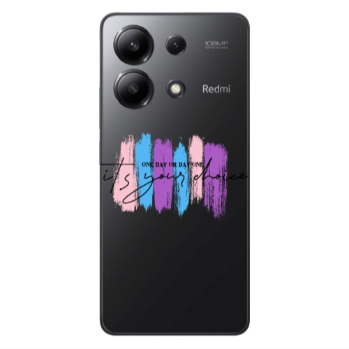 Xiaomi Redmi Note 13 4G One Day Or Day One Transparent Silicone TPU Θήκη
