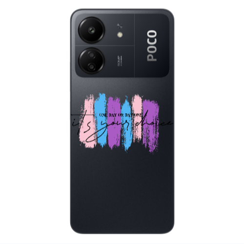 Xiaomi Poco C65 One Day Or Day One Transparent Silicone TPU Θήκη