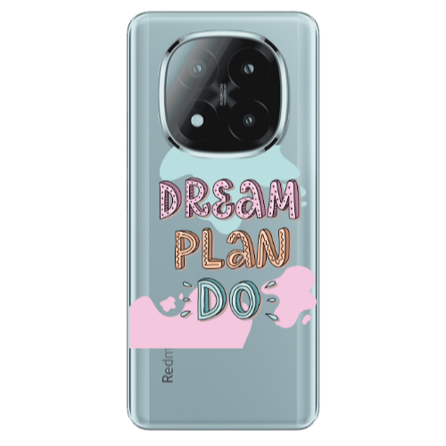 Xiaomi Redmi Note 14 Pro + 5g Dream Plan Do Transparent Silicone TPU Θήκη