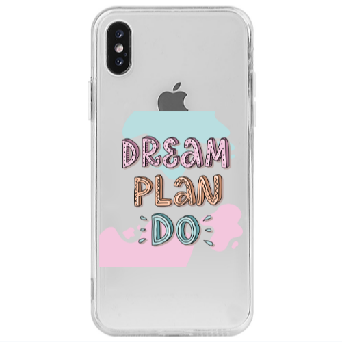 Apple iPhone X Dream Plan Do Transparent Silicone TPU Θήκη