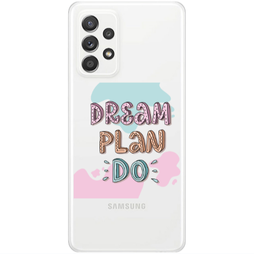 Samsung A53 Dream Plan Do Transparent Silicone TPU Θήκη