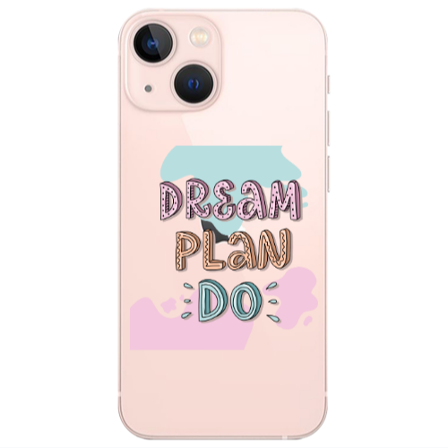 Apple iPhone 13 Mini Dream Plan Do Transparent Silicone TPU Θήκη