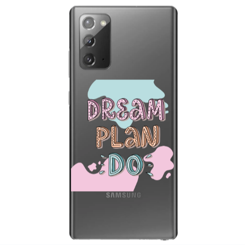 Samsung Note 20 Dream Plan Do Transparent Silicone TPU Θήκη