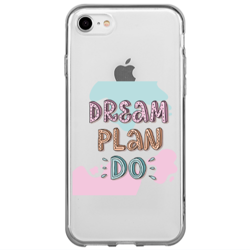 Apple iPhone SE 2020 Dream Plan Do Transparent Silicone TPU Θήκη