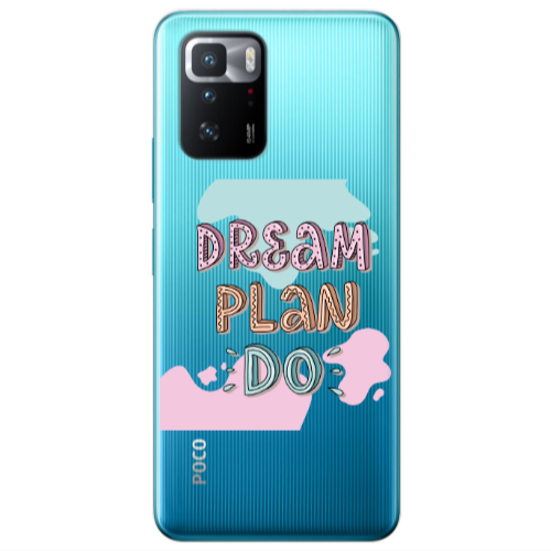 Xiaomi Poco X3 GT Dream Plan Do Transparent Silicone TPU Θήκη