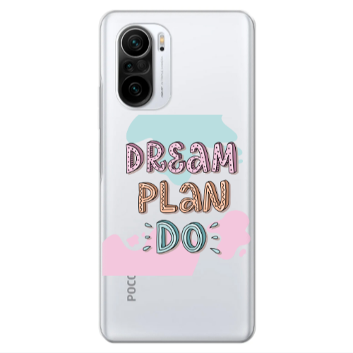 Xiaomi Poco F3 Dream Plan Do Transparent Silicone TPU Θήκη