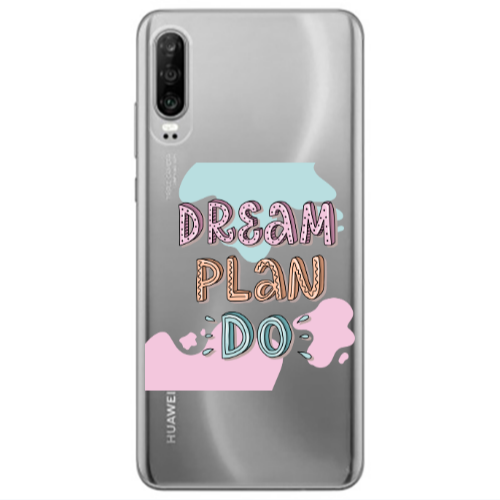 Huawei P30 Dream Plan Do Transparent Silicone TPU Θήκη