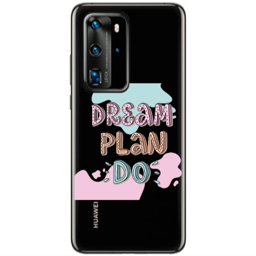 Huawei P40 Pro Dream Plan Do Transparent Silicone TPU Θήκη