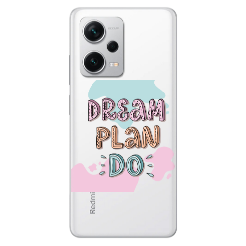 Xiaomi Redmi Note 12 5G Dream Plan Do Transparent Silicone TPU Θήκη