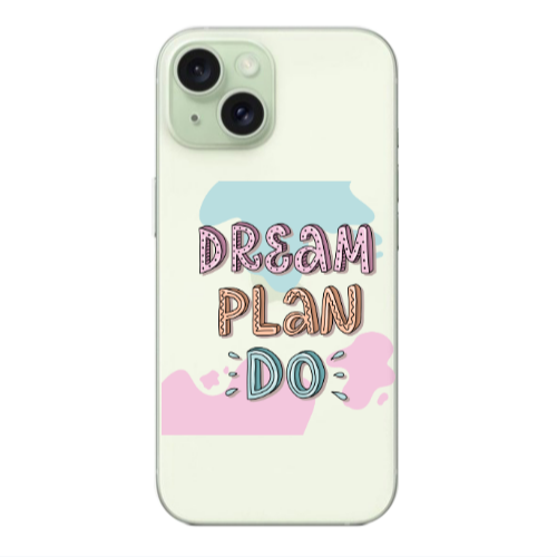 Apple iPhone 15 Dream Plan Do Transparent Silicone TPU Θήκη