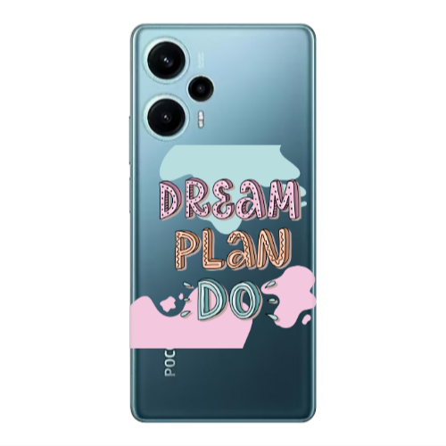 Xiaomi Poco F5 Dream Plan Do Transparent Silicone TPU Θήκη