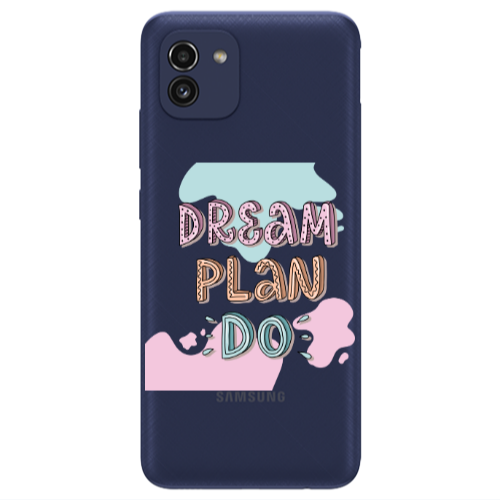Samsung A03 Dream Plan Do Transparent Silicone TPU Θήκη