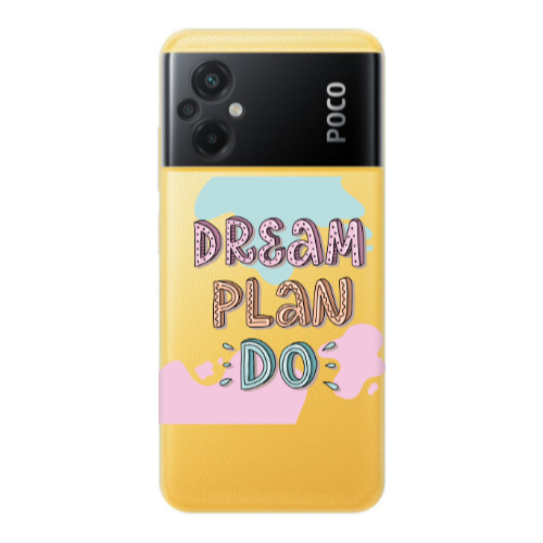 Xiaomi Poco M5 Dream Plan Do Transparent Silicone TPU Θήκη