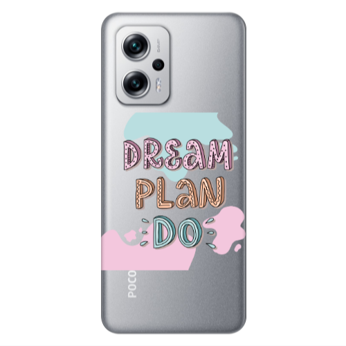 Xiaomi Poco X4 GT Dream Plan Do Transparent Silicone TPU Θήκη