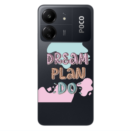 Xiaomi Poco C65 Dream Plan Do Transparent Silicone TPU Θήκη