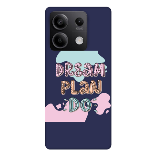 Xiaomi Redmi Note 13Pro 5G Dream Plan Do Dark blue Colored Silicone TPU Θήκη