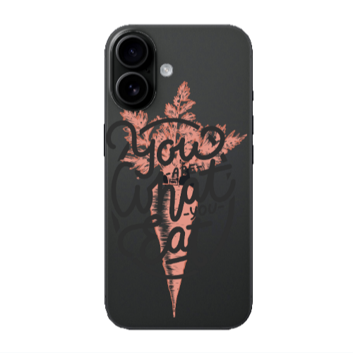 Apple Iphone 16 plus You are What You Eat Transparent Silicone TPU Θήκη