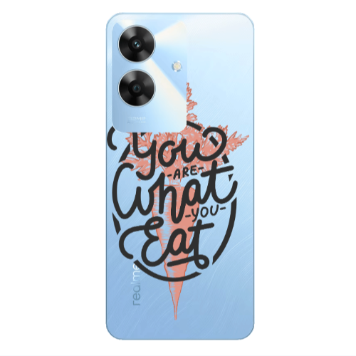 Realme Note 60 You are What You Eat Transparent Silicone TPU Θήκη