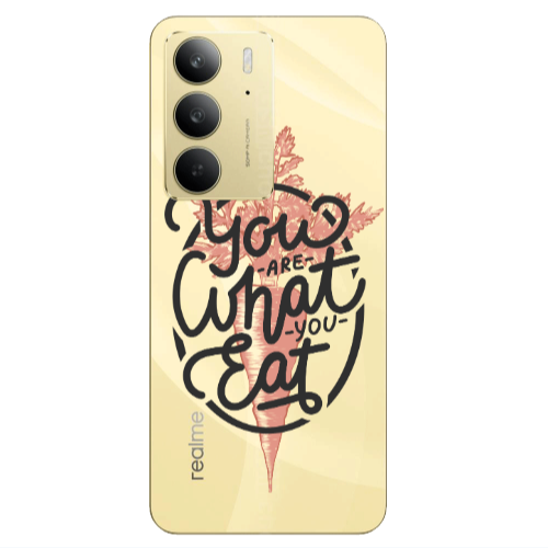 Realme C 75 You are What You Eat Transparent Silicone TPU Θήκη
