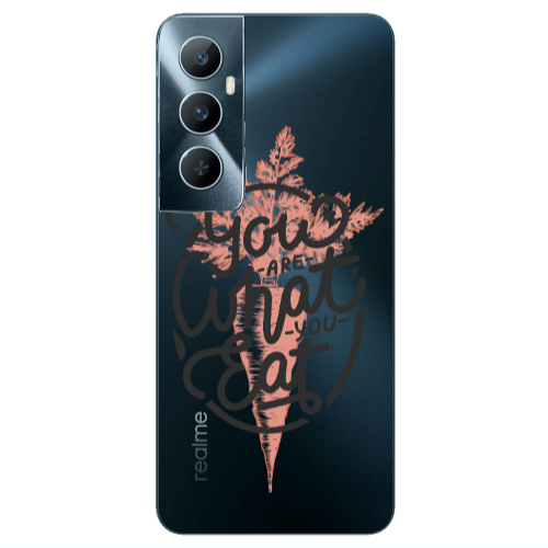 Realme C65 You are What You Eat Transparent Silicone TPU Θήκη