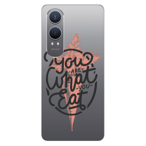 Oneplus Nord Ce 4 lite You are What You Eat Transparent Silicone TPU Θήκη