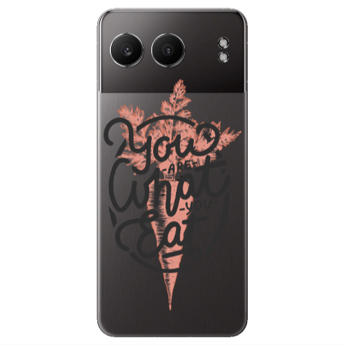 Oneplus Nord 4 You are What You Eat Transparent Silicone TPU Θήκη