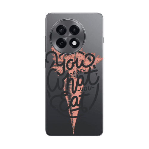 Oneplus 13 5G You are What You Eat Transparent Silicone TPU Θήκη