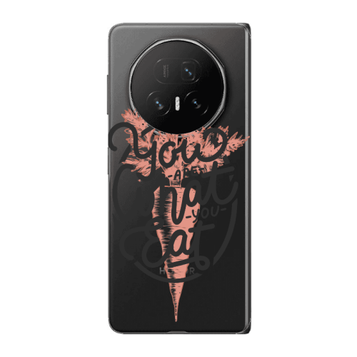 Honor Magic V5 You are What You Eat Transparent Silicone TPU Θήκη