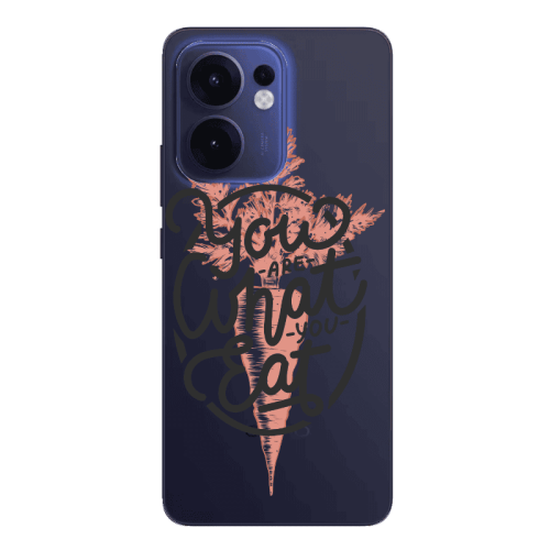 Oppo Reno 13 F You are What You Eat Transparent Silicone TPU Θήκη