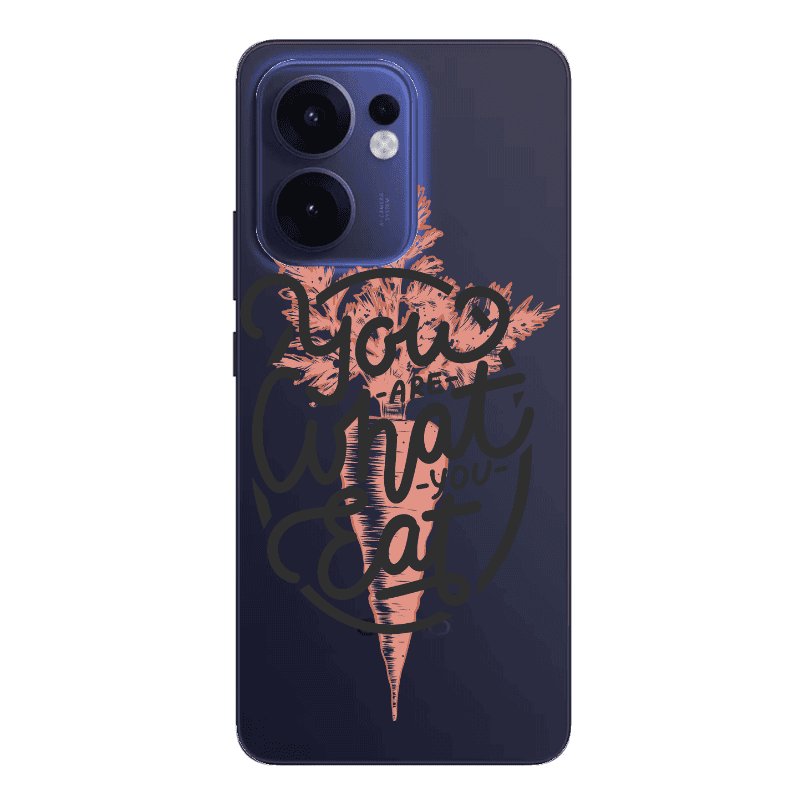 Oppo Reno 13 F You are What You Eat Transparent Silicone TPU Θήκη
