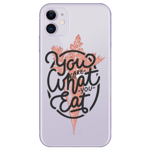 Apple iPhone 11  You are What You Eat Transparent Silicone TPU Θήκη