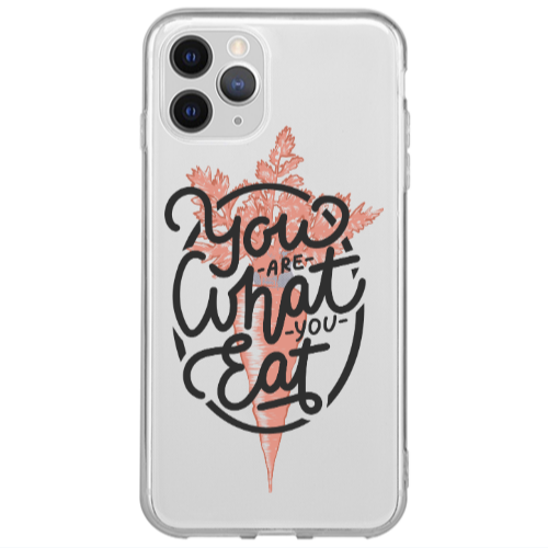 Apple iPhone 13 Pro Max You are What You Eat Transparent Silicone TPU Θήκη