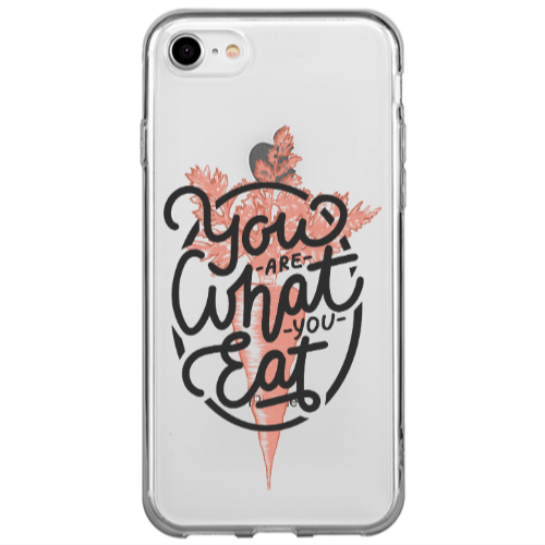 Apple iPhone 7 You are What You Eat Transparent Silicone TPU Θήκη