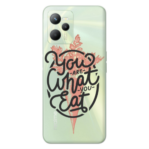 Realme C35 You are What You Eat Transparent Silicone TPU Θήκη