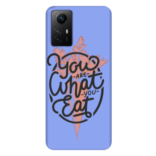 Xiaomi Redmi Note 12s You are What You Eat Light Purple Colored Silicone TPU Θήκη