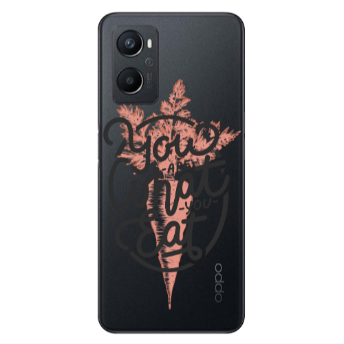 Oppo A 96 You are What You Eat Transparent Silicone TPU Θήκη