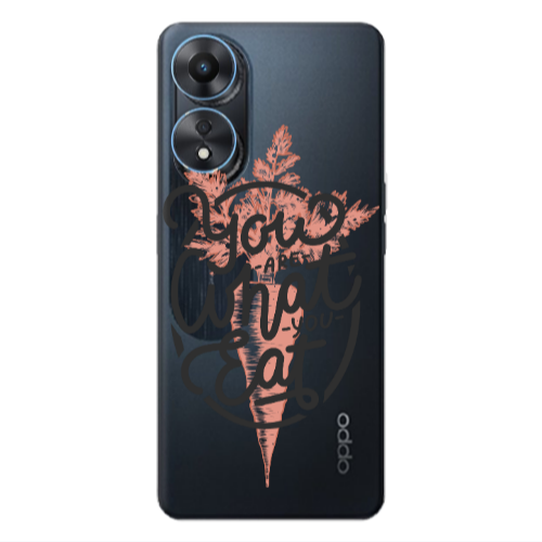 Oppo A 98 You are What You Eat Transparent Silicone TPU Θήκη