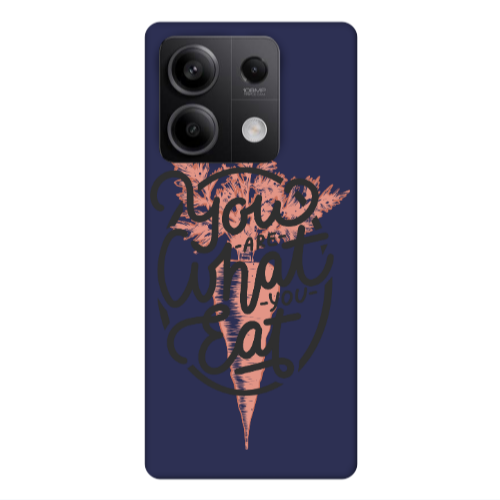 Xiaomi Redmi Note 13Pro 5G You are What You Eat Dark blue Colored Silicone TPU Θήκη